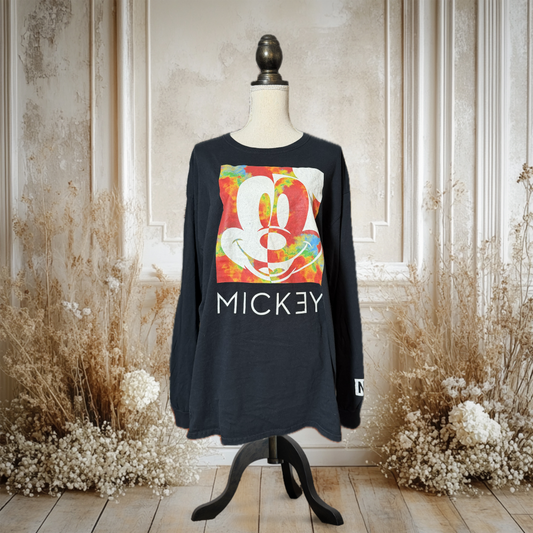 ミッキー×NEFF カラフルフレーム ロングスリーブTシャツ