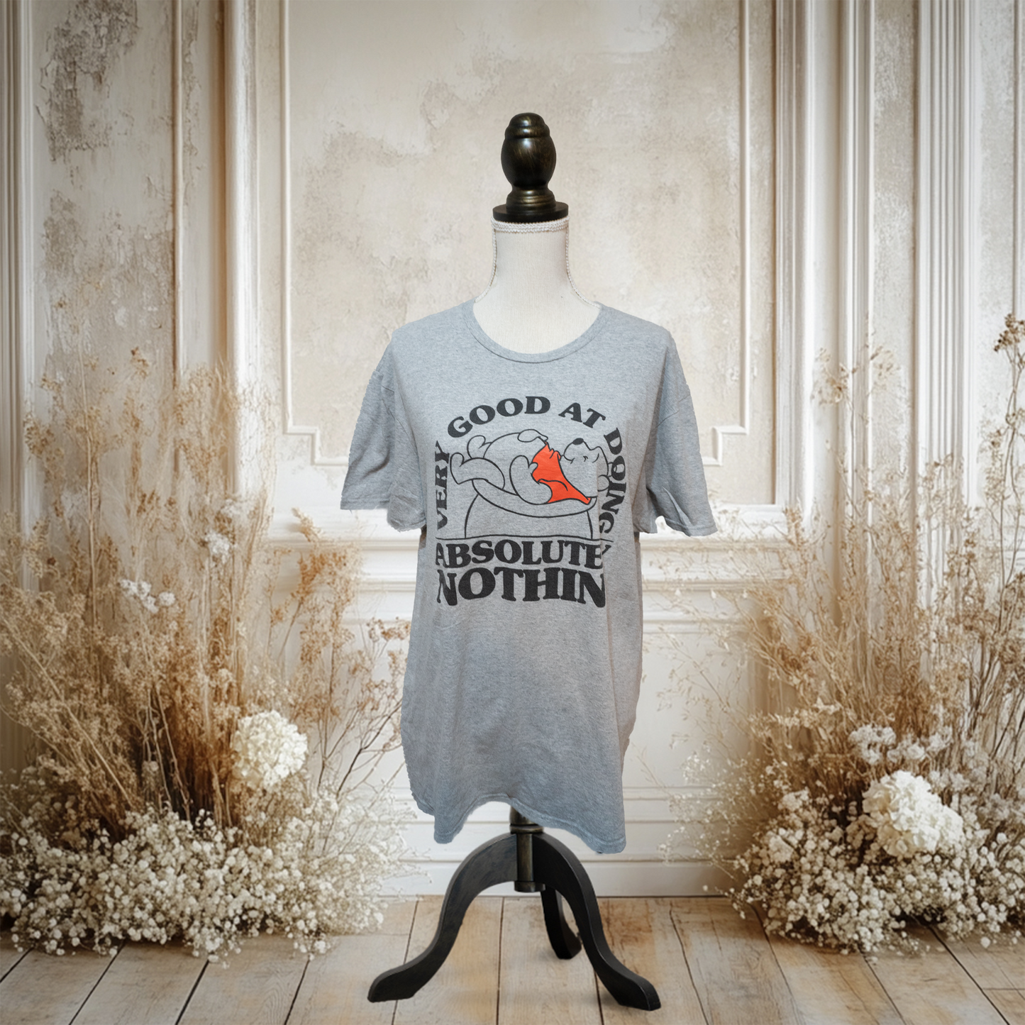 プーさんのお腹いっぱいTシャツ