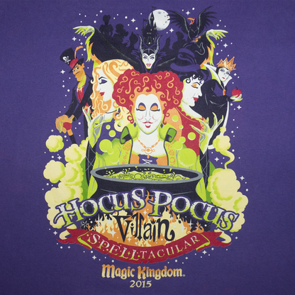 ホーカスポーカスとヴィラン大集合Tシャツ【マジックキングダムHocus Pocus Villain Spelltacular】