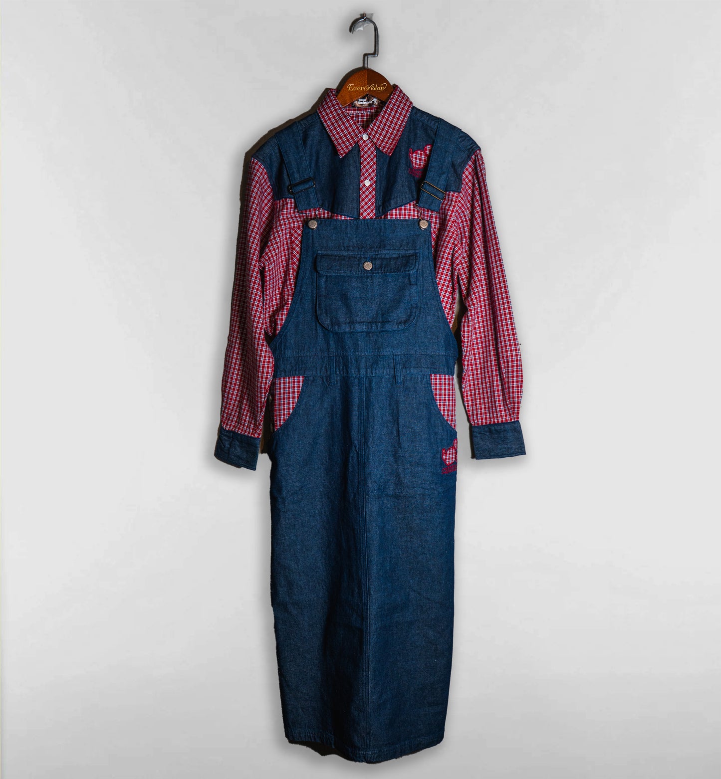 【未使用品】デニム切り替えスカート【東京ディズニーランド】