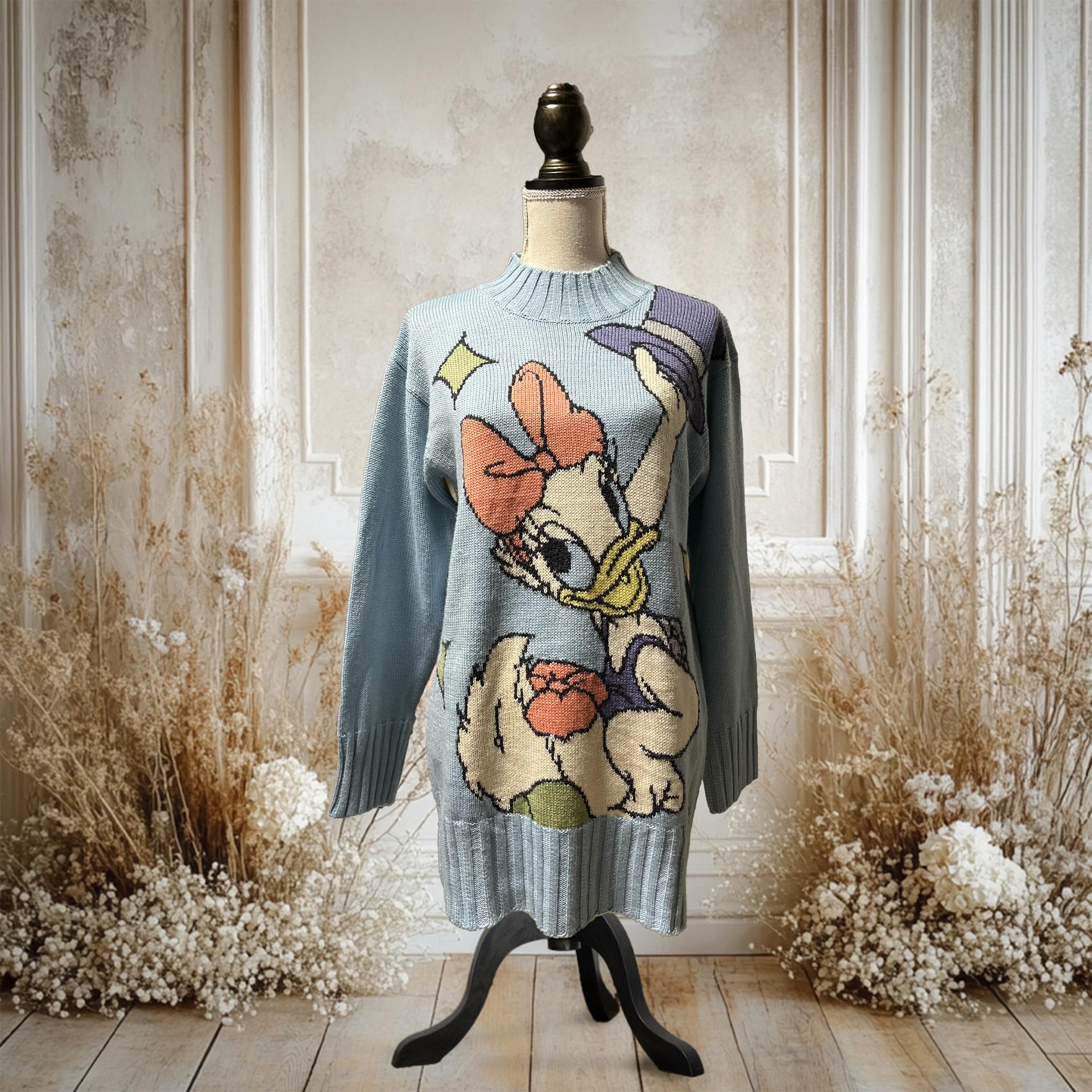 アイスバーグ セーター ミッキー 高級ウール イタリア製 ヴィンテージ Y2K アイスバーグ セーター ミッキー 高級ウール イタリア製