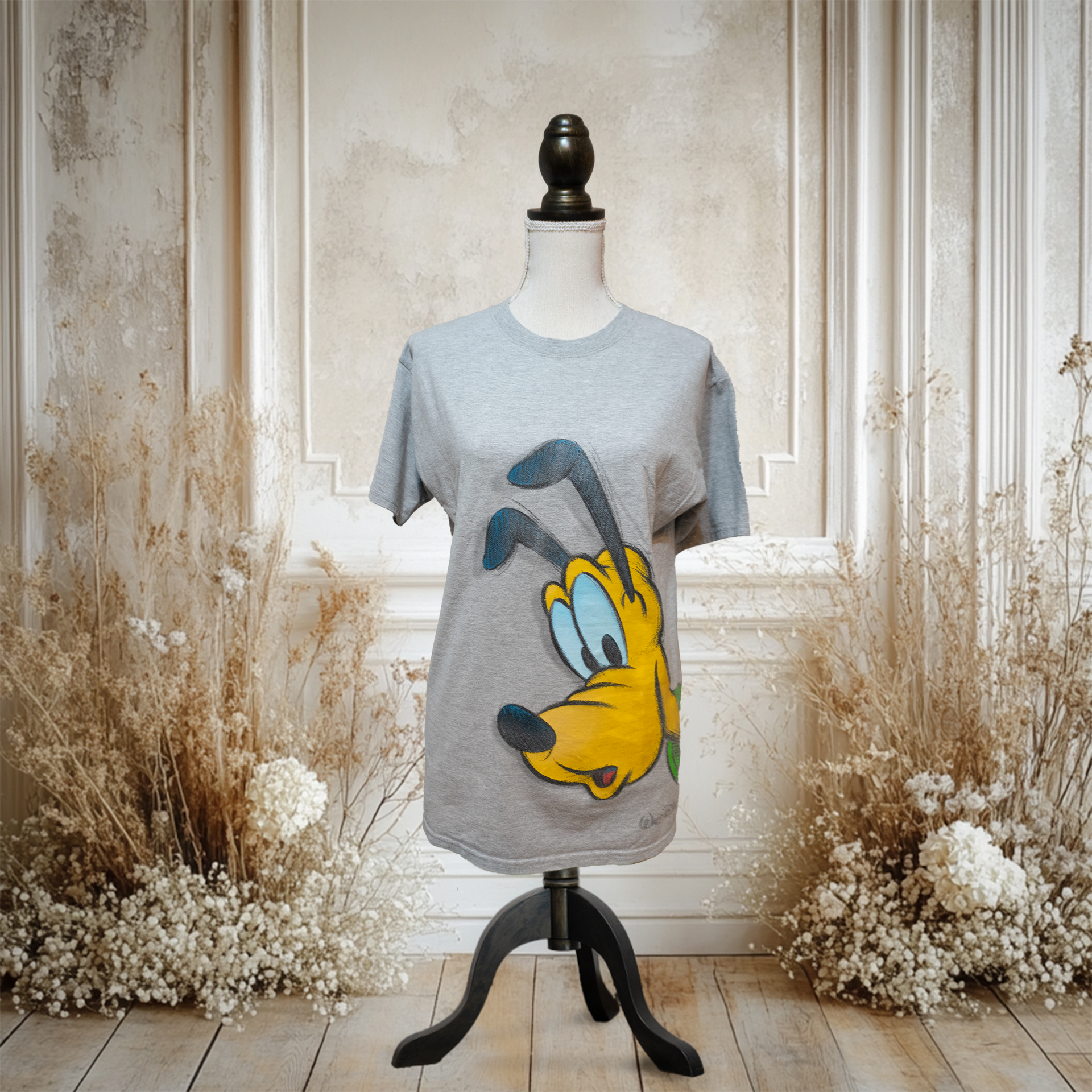 プルート顔覗きTシャツ【WDW】 – EverAstar【ディズニーメインの古着屋