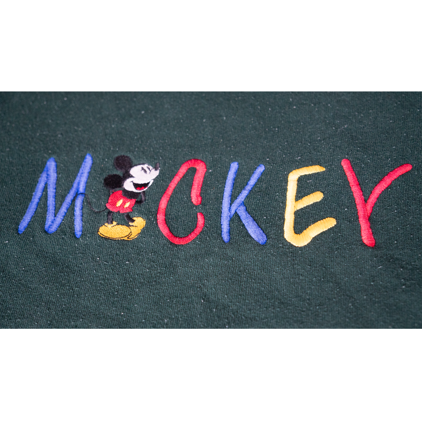 ミッキーのロゴスウェット【90's】