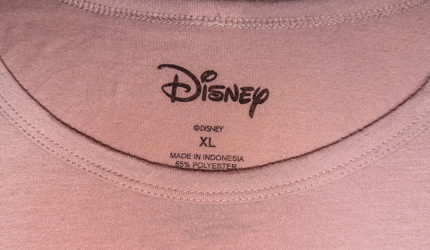 ベルNATURAL BEAUTYTシャツ【ピンク】 タグ（Disney）