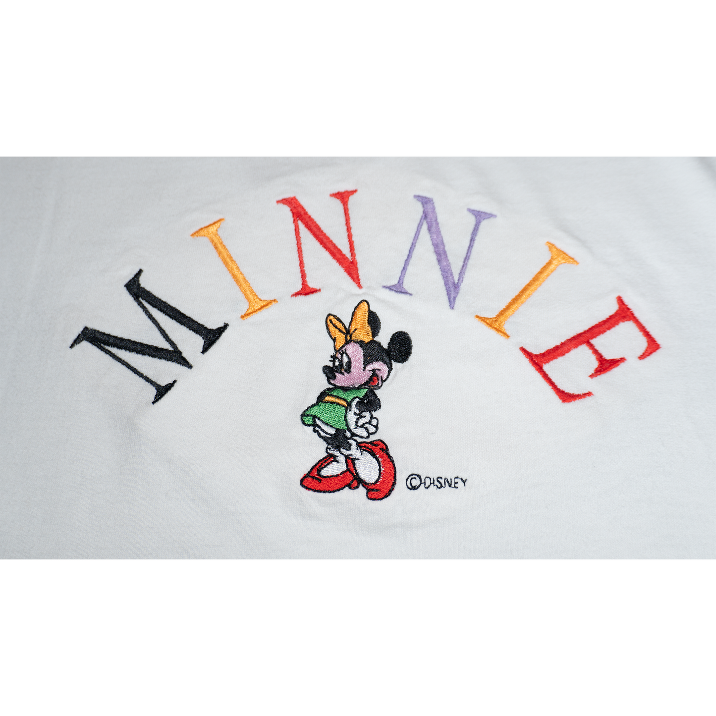 ミニーの激かわサイズなロゴTシャツ90's【Mickey UNLIMITED】