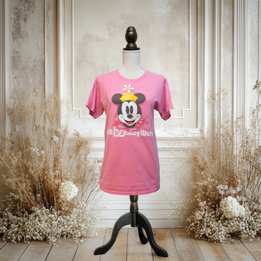 ミニー顔破りTシャツ　【WDW】