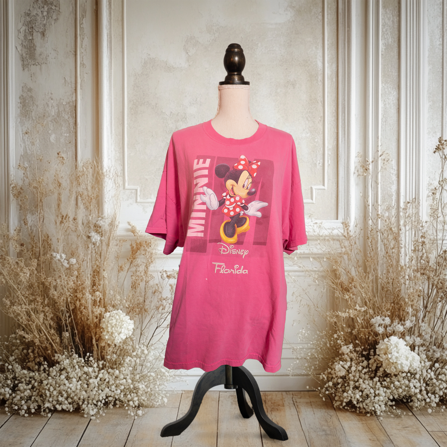 ミニーのライトピンクTシャツ