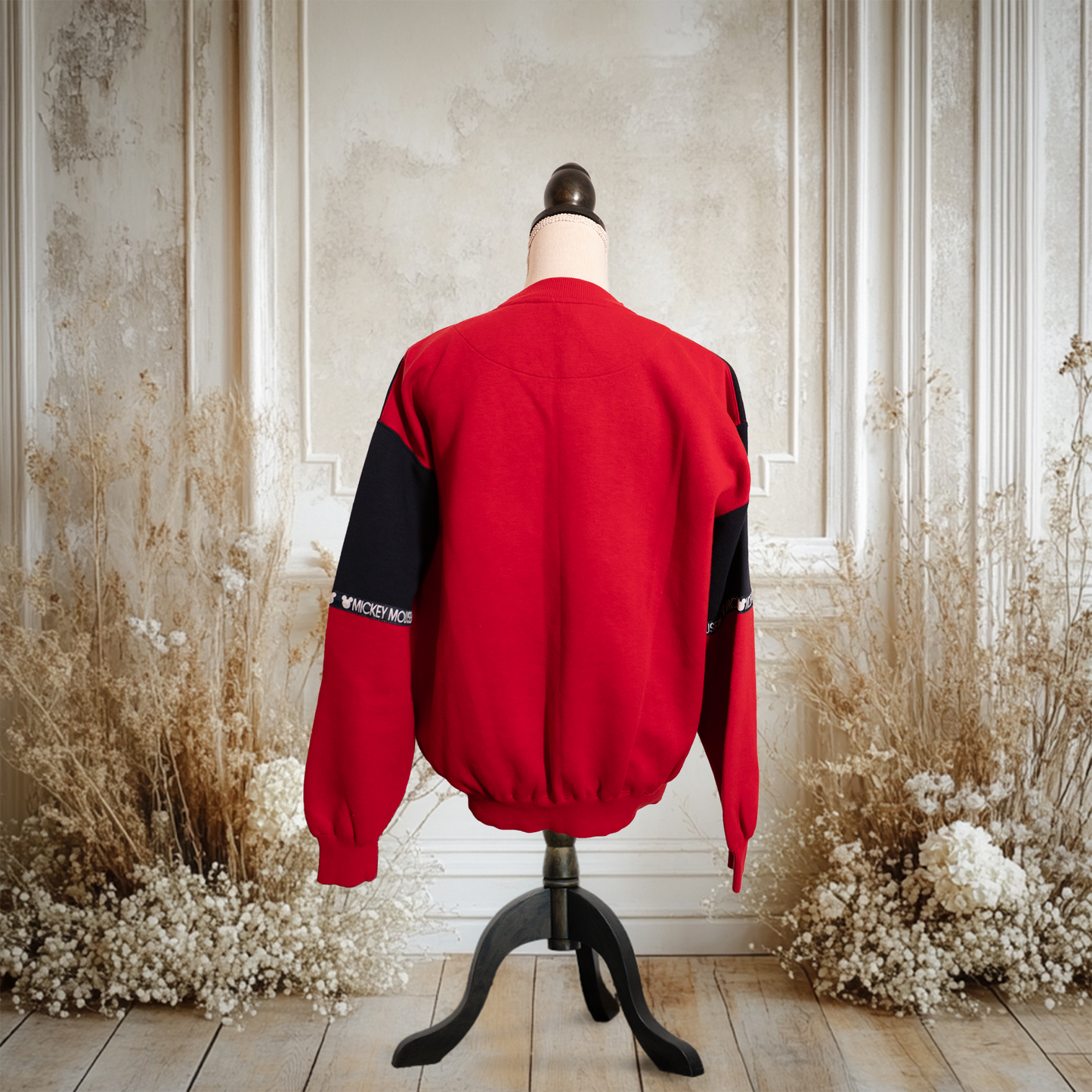 ゴルフミッキー刺繍クルースウェット【90s Mickey Unlimited】