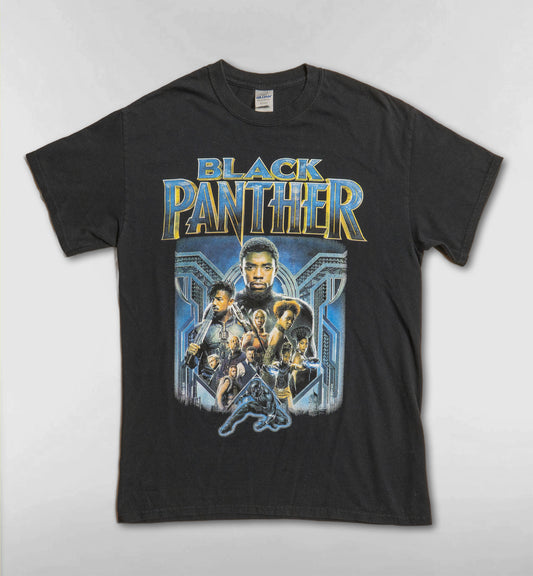 ブラックパンサーのロゴTシャツ【ブラック】