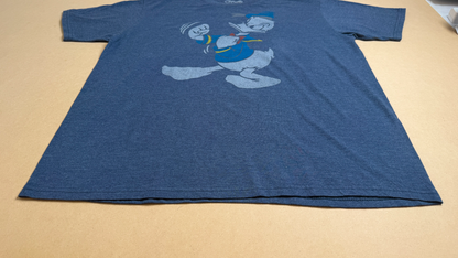 ドナルドのかすれプリントTシャツ【グレー】