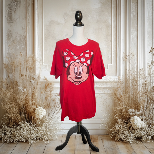 ミニーの顔破りTシャツ【WDW】