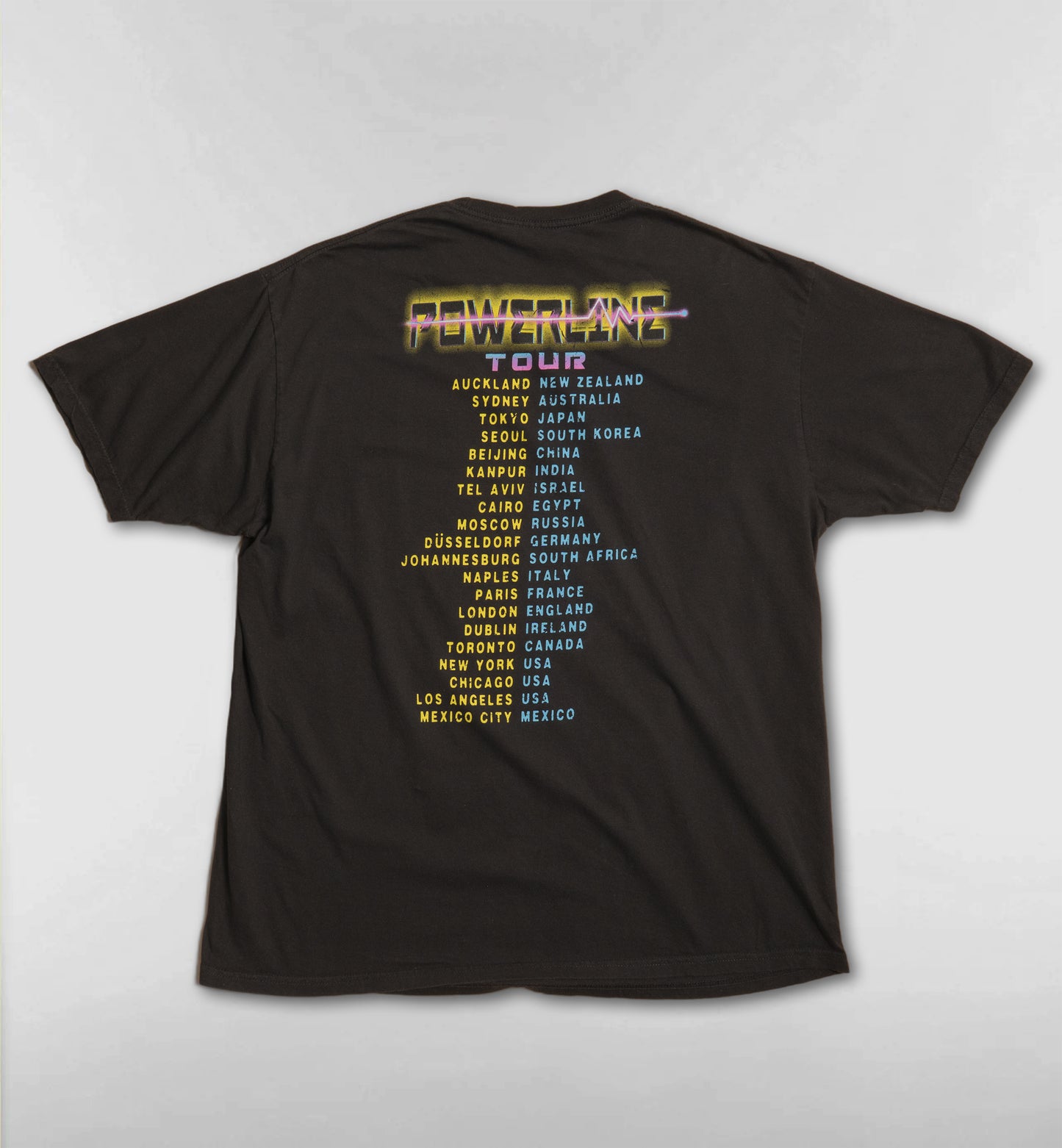 パワーラインツアー'94 ビックTシャツ【ブラック】