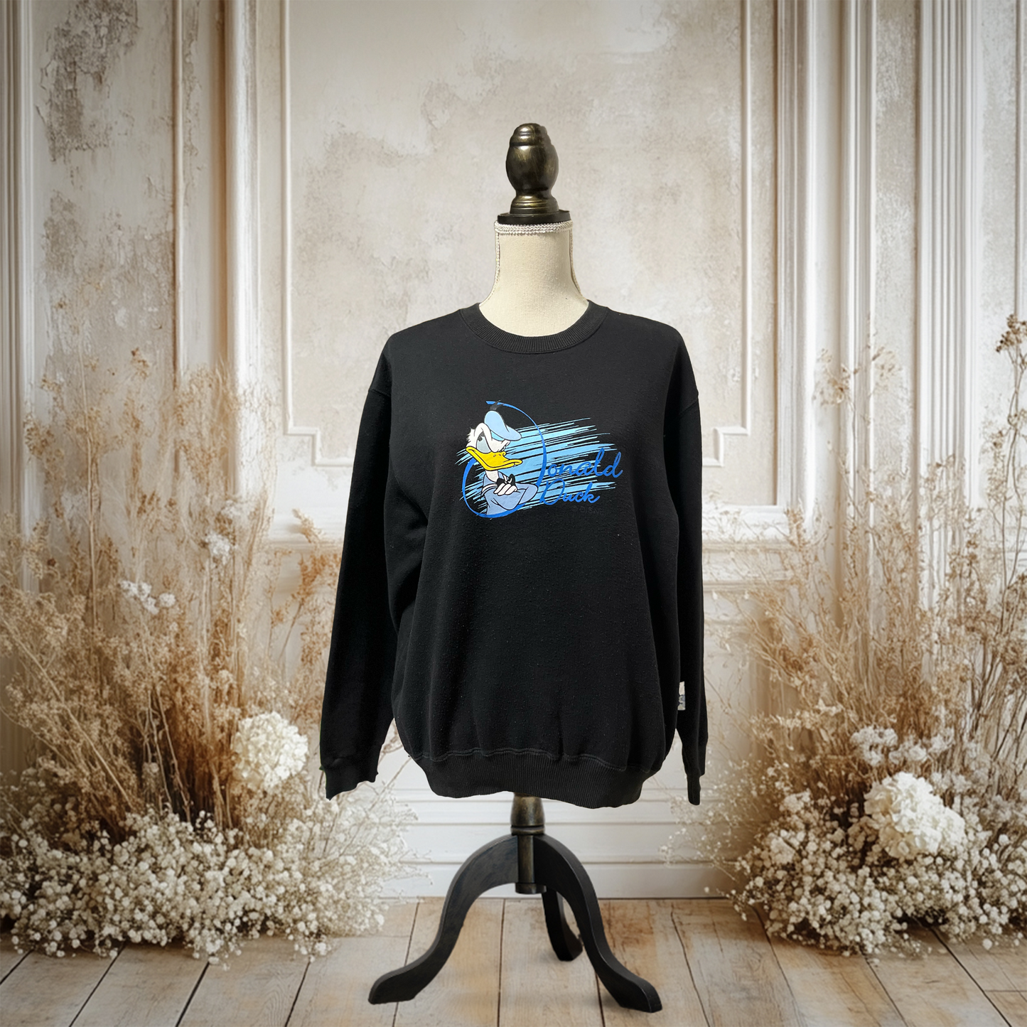 ドナルドダックの”D”なスウェット【90's】