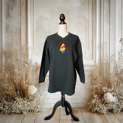 プーさんの少し考え事スウェット【90's】