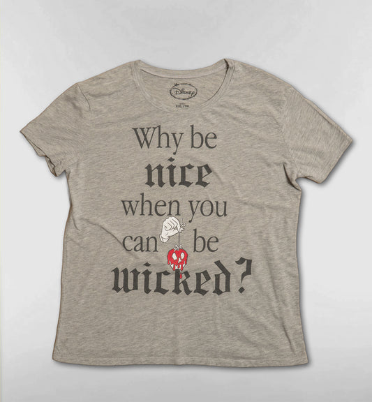 白雪姫の毒リンゴTシャツ【グレー】