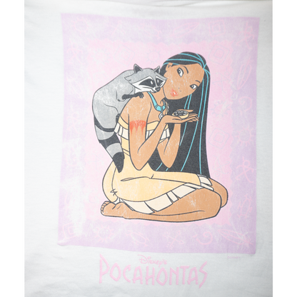ポカホンタス、ミーコと一緒Tシャツ【90s】