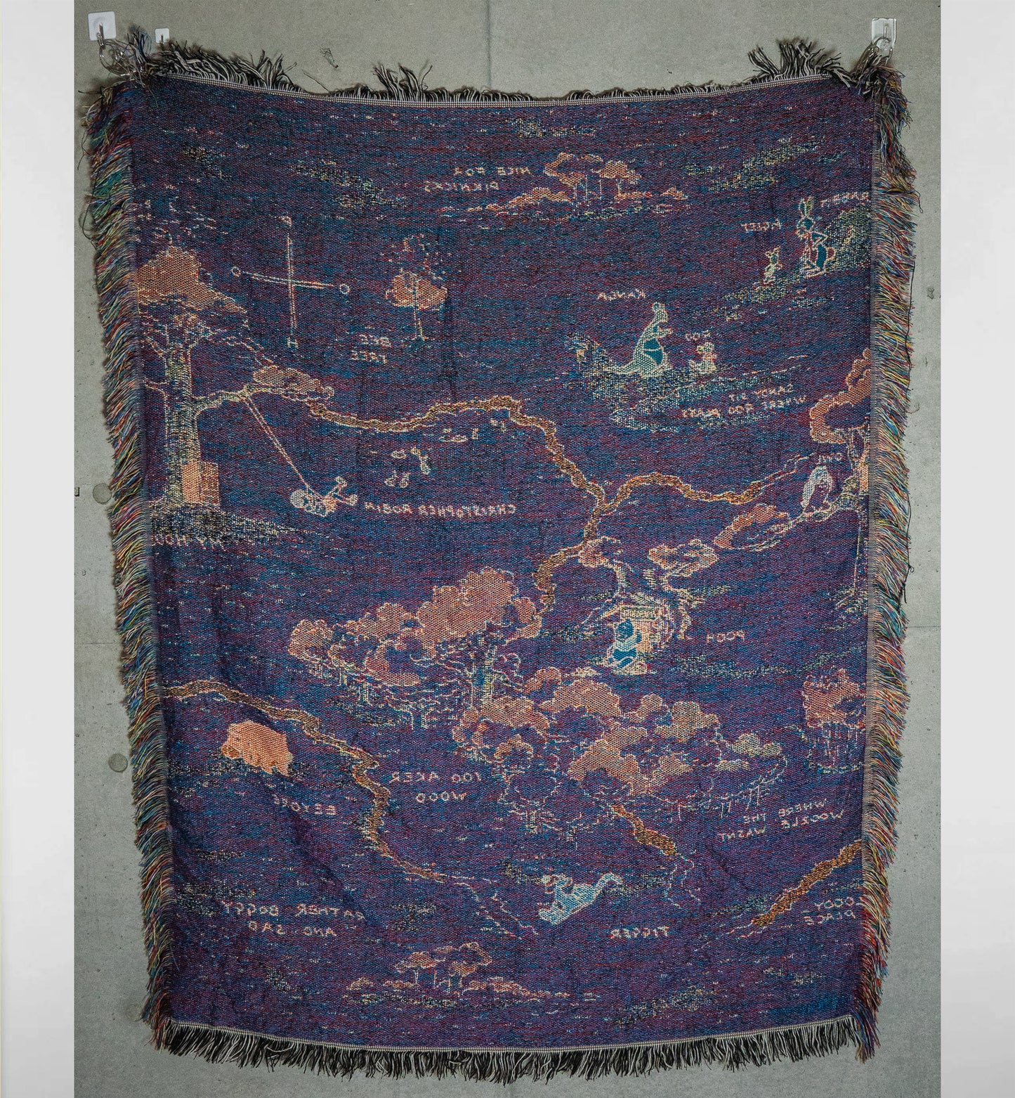 100エーカーの森マップ　ラグマット