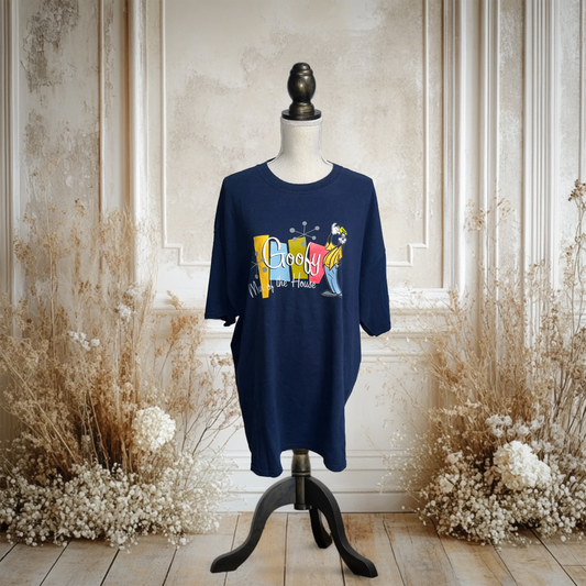 グーフィのロゴプリントTシャツ【海外Disney Store】