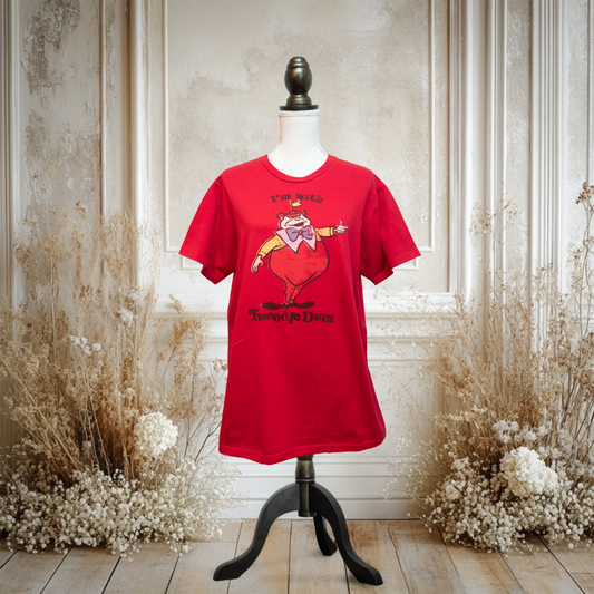 不思議の国のアリス　トゥイードル・ダムTシャツ　【海外ディズニー】