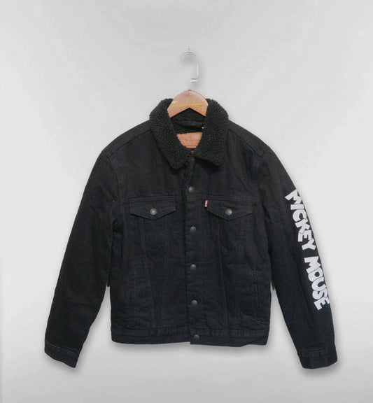 Levi's×Disney 黒デニムジャケット（未使用品）