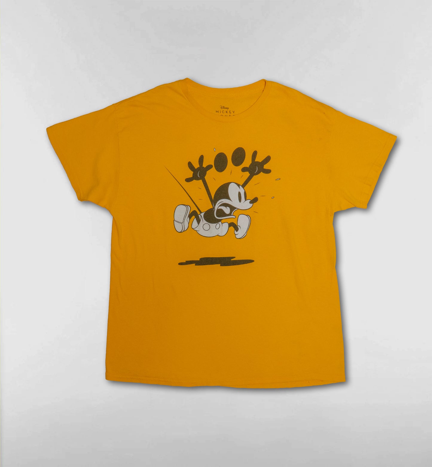 モノクロミッキーイエローTシャツ