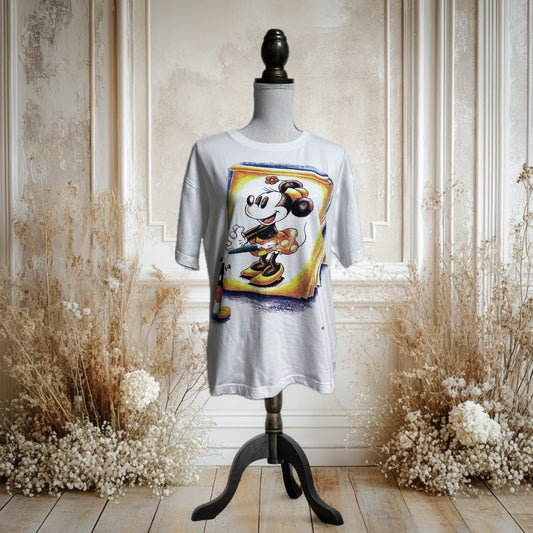 ミッキーのミニーキャンバスTシャツ【MICKEY Unlimited】