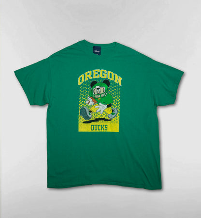 Oregon Ducks×DisneyミッキーフットボールTシャツ