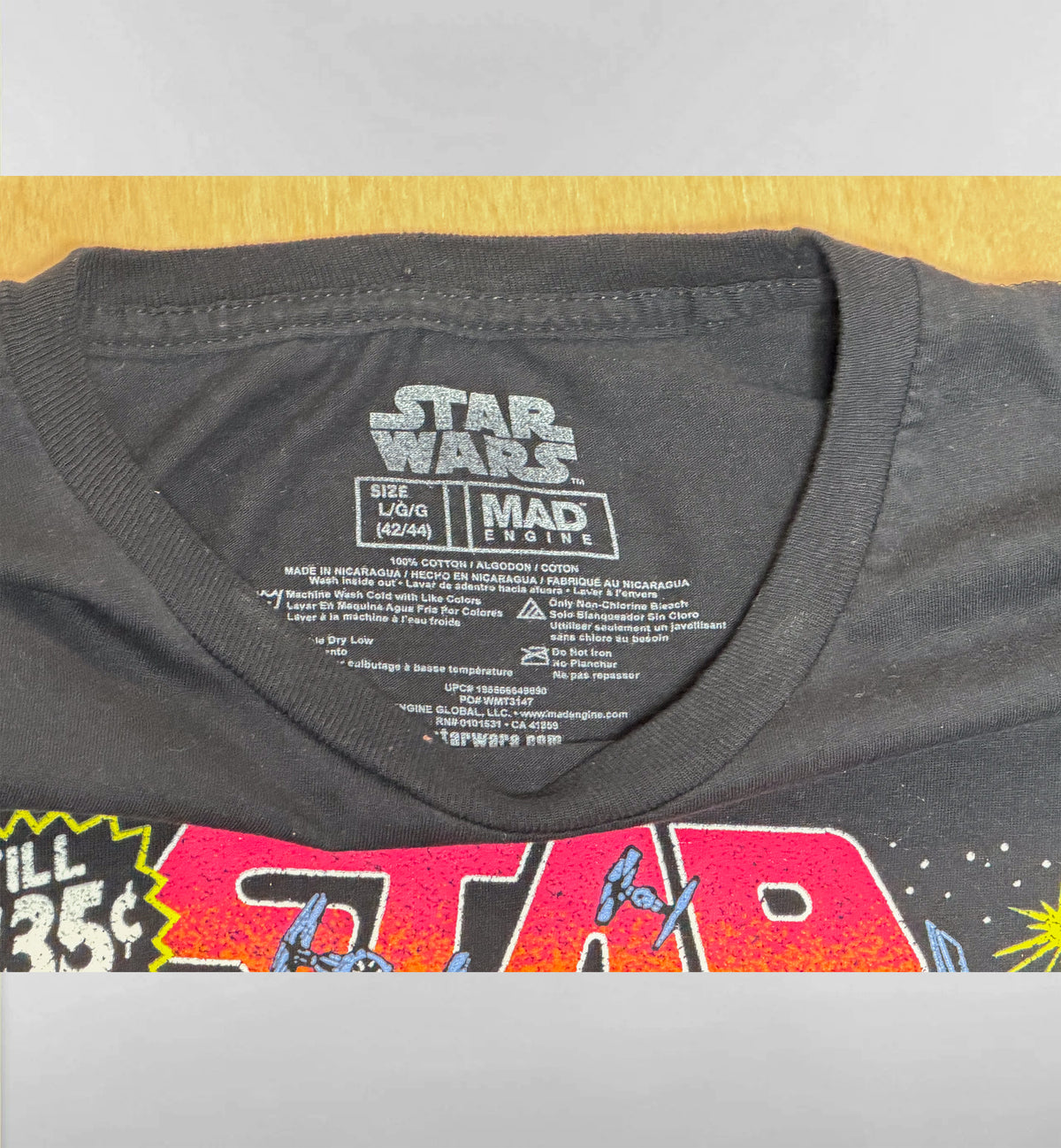 Star Warsアメコミ風ヴィンテージTシャツ 3