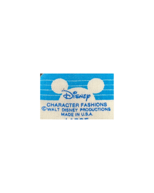 Disney Character Fashions Walt Disney Productions タグ 1980年代