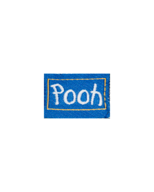 Pooh タグ シンプル文字（デニム地）