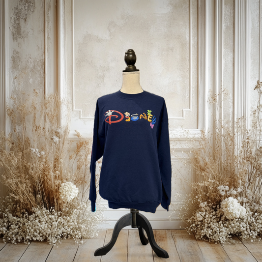 プーとミキフレのロゴスウェット【00's】